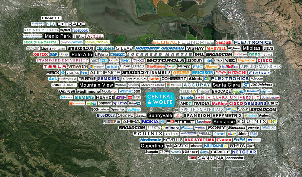 Central & Wolfe location in The Heart of Silicon Valley